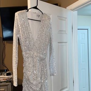 GLITTER MINI  DRESS